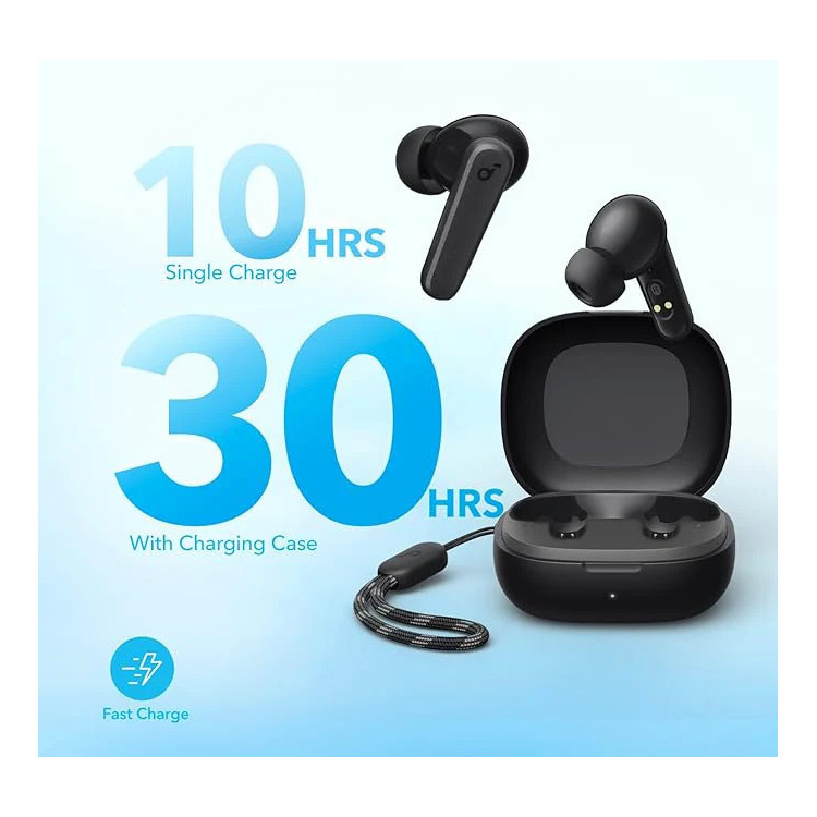 ANKER SOUNDCORE P20I EARPHONES BLACK - Image 3