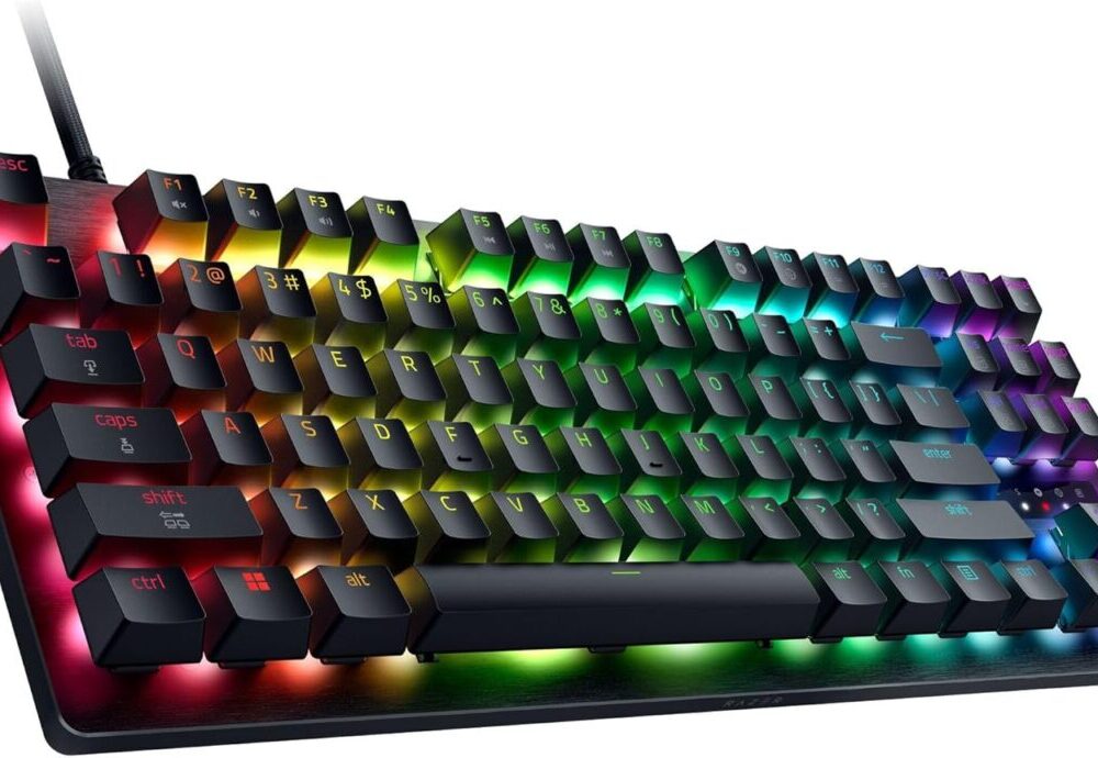 Alternative view of Razer HUNTSMAN V3 TENKEYLESS 8KHz ANALOG - 8K Polling Rate - RGB Gaming Keyboard - Rapid Trigger