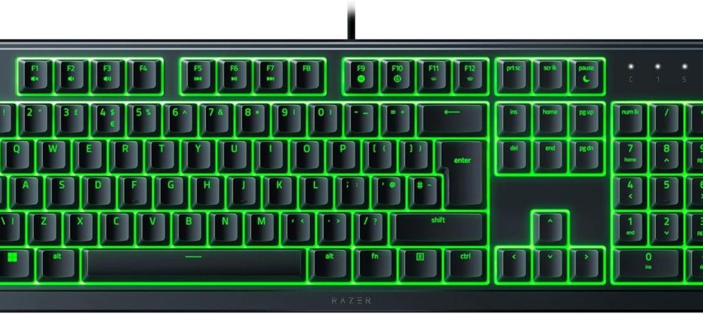 Razer ORNATA V3 X Gaming Keyboard - Low Profile Membrane - Split Resist - RGB - UK Layout