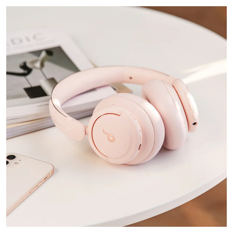 ANKER SOUNDCORE Q30 HEADPHONE PINK - Image 5