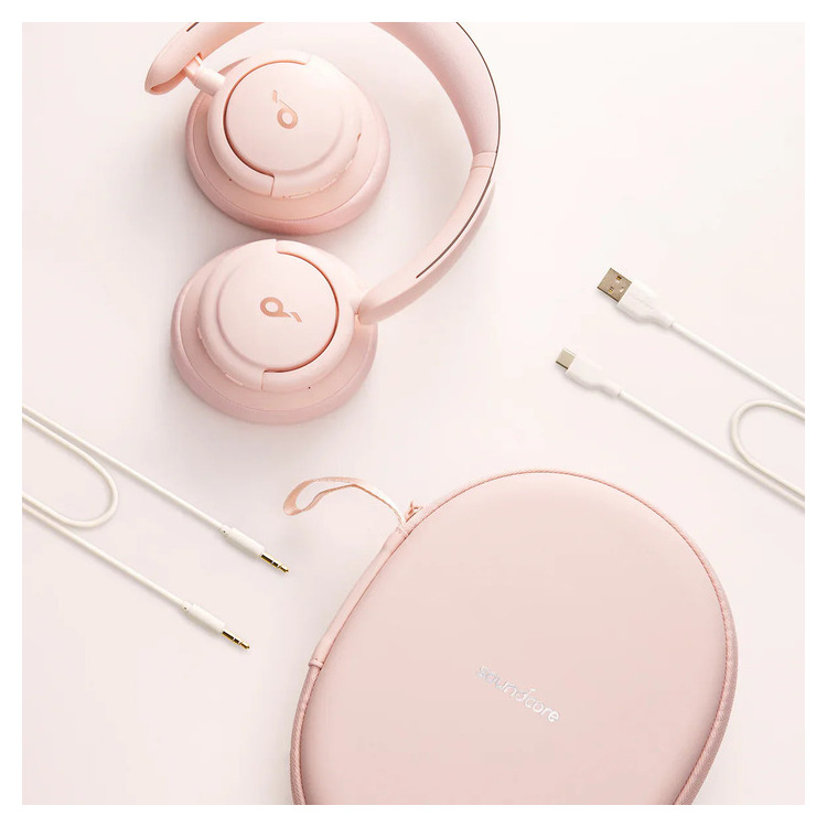 ANKER SOUNDCORE Q30 HEADPHONE PINK - Image 6