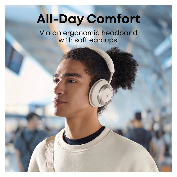 ANKER SOUNDCORE SPACE ONE PRO HEADPHONE WHITE - Image 5