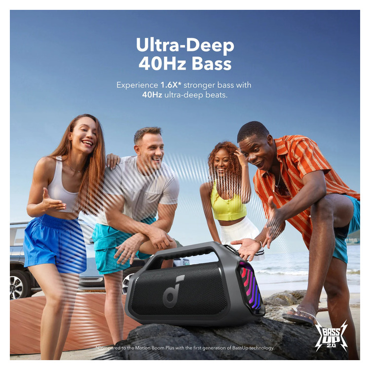 ANKER SOUNDCORE BOOM 2 PLUS BT6 SPEAKER 140W BLK - Image 5