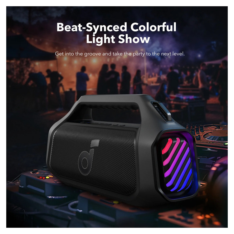 ANKER SOUNDCORE BOOM 2 PLUS BT6 SPEAKER 140W BLK - Image 7