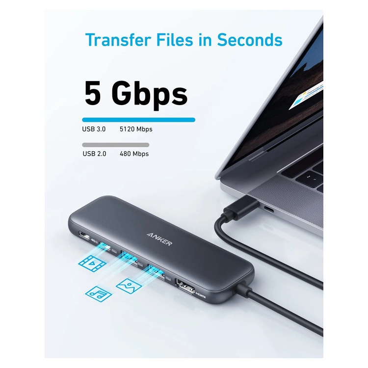 ANKER 332 USB-C HUB 5-IN-1 - Image 5