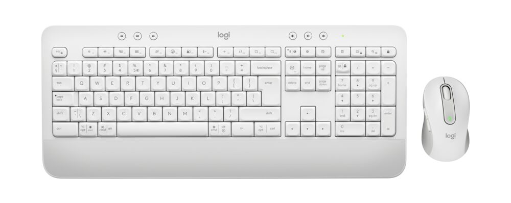 LOGITECH Keyboard/Mouse Wireless MK650 White