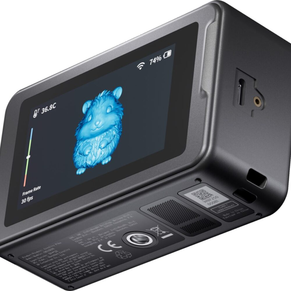 Alternative view of Creality Pika 3D Scanner - Dual light Blue Laser & Infrared, Windows Mac Android iOS, AI filling
