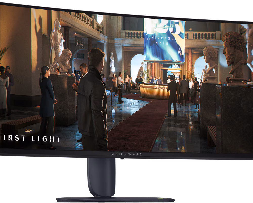 Alternative view of DELL Monitor ALIENWARE AW 3426DW 34" QD-OLED 280Hz, HDMI, DP, USB-C,Height Adjustable,3YearW