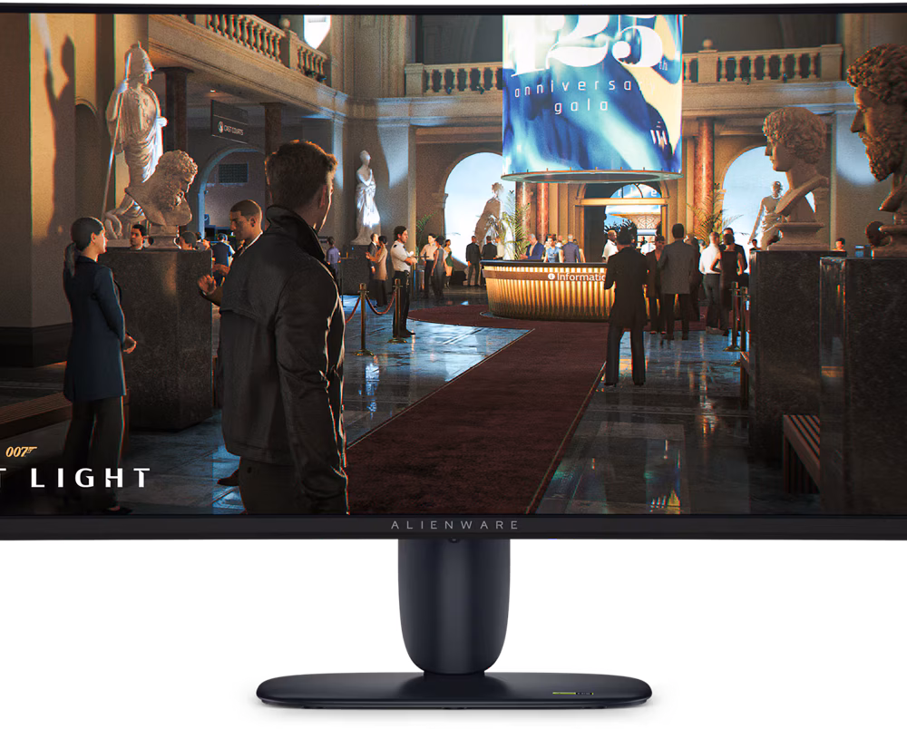 DELL Monitor ALIENWARE AW 3426DW 34" QD-OLED 280Hz, HDMI, DP, USB-C,Height Adjustable,3YearW